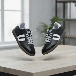 Vegetarian Shoes Cheatah black 43