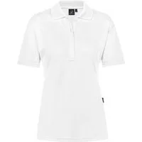 GREIFF Poloshirt Greiff SHIRTS Damen Poloshirt Kurzarm Polokragen Regular-Fit Weiß