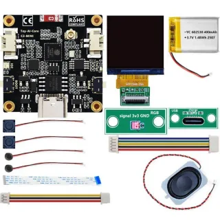 Toy-AI-Core-ESP32-C3 Smart Voice Robot Mini Development Board 1.28/1.54 Inch LCD Extension Board AI DeepSeek Xiaozhi Cor