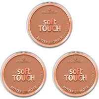 Essence Bronzer SOFT TOUCH BUTTER BRONZER, 3-tlg.