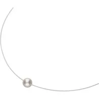 Smart Jewel Collier schwebende Perle, Silber 925