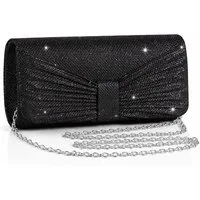 Zaewry Abendtasche Damen-Abendtasche, Handtasche für Hochzeit und Party, glänzende Abendtasche, Damen-Umhängetasche mit Kette