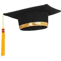 Widmann S.r.l. Kostüm Hut Akademiker Graduate, Doktorhut