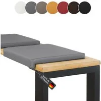 Lycce Bankauflage Klemmkissen, Sitzkissen 1 Leiste, 35cm Klemmtiefe, weich gepolstert, (1 St), verrutscht nicht, hochwertiger Kunstlederbezug, verschiedene Farben