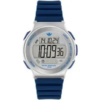 adidas Originals Chronograph EXPRESSION THREE DIGITAL AOFH255082I, Quarzuhr, Armbanduhr, Herrenuhr, Damenuhr,Silikonarmband,Stoppfunktion