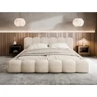 Compleo Polsterbett ERMS Bett bubble, Designerbett (Schlafzimmer Bett modern), (Chenille-Stoff), Doppelbett gepolstert, Wolkenbett