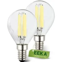 Briloner Leuchten LED-Leuchtmittel 2er Set EEK A Warmweißes Licht, GU10, E27, E14, ultra energieeffizient, versch. Formen und Größen