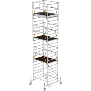 Munk Rollgerüst SG 1,35 x 1,80 m mit Fahrbalken & Doppel-Plattform - 173637
