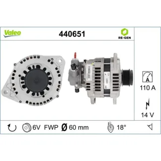 Valeo Generator  110A Opel Astra H Corsa C Meriva A