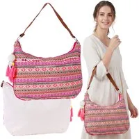 Sarcia.eu Umhängetasche Farbenfrohe Boho-Umhängetasche, geräumige Damenhandtasche