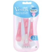 Gillette Körperrasierer Gillette Venus Sensitive Einwegrasierer 3 Damenrasierer Rasierer mit K
