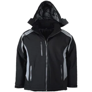 Softshelljacken grau/schwarz grau/schwarz - 490620-XL