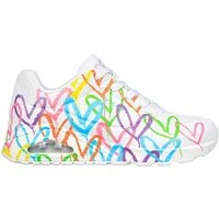 Skechers Skechers – Street Uno Highlight Love – Weiß Schnürschuh