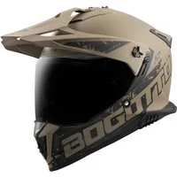 Bogotto Motocrosshelm FG-601 Duo Fiberglas Enduro Helm, Vorbereitet Für Kommunikationssystem,notfallsystem-polsterung (eq