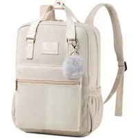 LuxusKollektion Daypack Cord Rucksack Damen Herren Daypack Beige Anti-Theft Tasche Citytasche