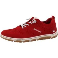 Mustang Shoes Sue Slip-On Sneaker Freizeitschuh, Halbschuh, Slipper mit Logoschriftzügen