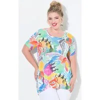 Angel of Style T-Shirt T-Shirt A-Linie farbiges Muster