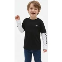 Vans Langarmshirt LONG CHECK TWOFER Langarmdesign, mit Rundhalsausschnitt, aus Baumwolle, normale Länge