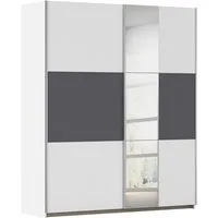 OTTO home Kleiderschrank Mehrzweckschrank Aktenschrank Möbel Mietswohnung TOPSELLER ASTANA (3 Ausstattungen BASIC/CLASSIC/PREMIUM (inkl. SOFT-CLOSE-FUNKTION) mit 3 Spiegelelementen, Metallgriffleisten alufarbig MADE IN GERMANY