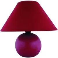 Rabalux LED Leselampe "Ariel" Keramik, rot, rund, E14, IP20, ø200mm