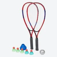 Spectrum Speed-Badmintonschläger Speed-Badminton-Set 7-teilig, (Set)
