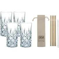 Nachtmann Whiskyglas Nachtmann Whiskybecher 4-er Set Noblesse 0089207