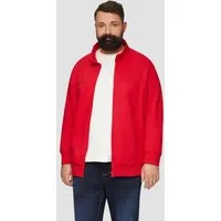 s.Oliver Sweatjacke Sweatshirt Jacke Sweatjacke mit Stehkragen