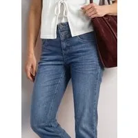 STREET ONE 5-Pocket-Jeans Style Amalia im Casual Fit mit Turn-Up