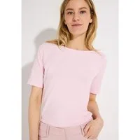 MORE&MORE Kurzarmshirt klassisches Basic-Kurzarmshirt