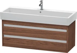 Duravit Ketho Waschtischunterbau wandhängend Nussbaum dunkel Matt 1150x440x480 mm - KT663902121 KT663902121