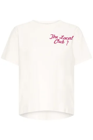 ICHI - T-Shirt - Ihpaia weiß - Gr. - M