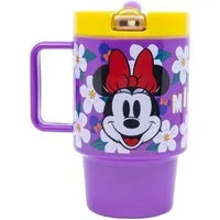 Storline Trinkflasche Disney Minnie Mouse Kunststoffbecher 530  ml mit Schraubdeckel