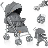 lionelo Kinder-Buggy IRMA, Leichte, Moskitonetz, Großer Korb ab 6 month bis 3 Jahre