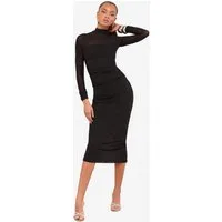 LIPSY Midikleid Lipsy Midikleid mit Mesh-Einsätzen, Petite (1-tlg)