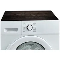 Tabletop Antirutschmatte Waschmaschinen-Auflage dunkle Holz-Optik rutschfest, waschbar, 1-St., Textil-Finish Gummi-Matte als Trockner Waschmaschinen-Unterlage