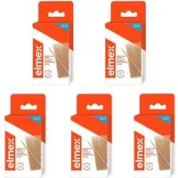 elmex Zahnseide-Stick 5x Elmex Bambus Zahnhölzer mit Minze