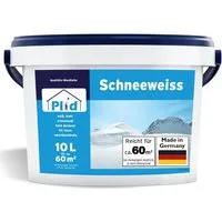 plid Wandfarbe Plid Schneeweiß Wanfarbe innen - Deckenfarbe - Polarweiß - Innenfarbe, Gute Deckkraft, wenig spritzen