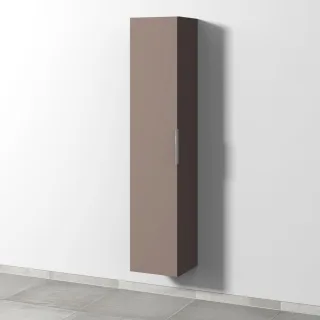 Sanipa 3way Hochschrank mit 1 Tür, Taupe-Matt UP1081T