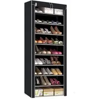 Youyijia Schuhregal Schuhregal Geschlossen Schuhständer mit 10 Ebenen Schuhschrank