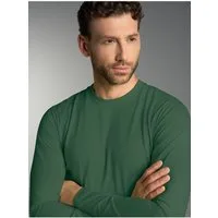 Trigema T-Shirt TRIGEMA Langarmshirt aus 100% Baumwolle (1-tlg)