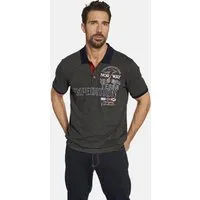 Jan Vanderstorm Poloshirt ERLING mit Statement-Print