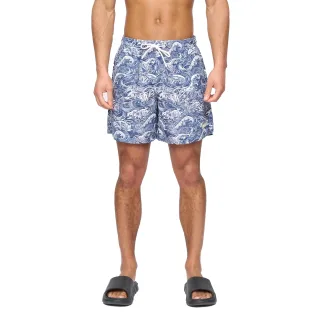 Henleys - Badeshorts für Herren, Polyester, Sommer, Regulär (Marine)