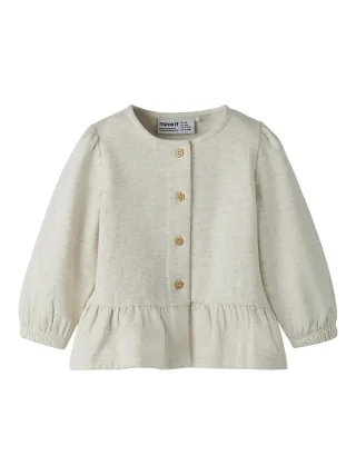 NAME IT - NBFTILLA SWEAT CARD BRU Peyote Melange - Gr. - 74