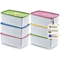 Annastore Vorratsdose Hochwertige Tiefkühldosen - Gefrierdosen - Tiefkühlboxen, von -20°C bis + 100°C - Gefrierboxen Luftdicht