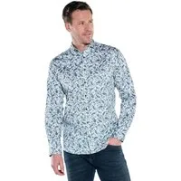 Engbers Langarmhemd Herren Hemd "My Favorite", Petrolgruen