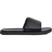 UGG SEASIDE II SLIDE Badepantolette Strandschuh, Sandale mit seitlicher Ziersteppung