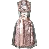 Alpenmärchen Dirndl Dirndl Melina in Silber und Rosa - ALM936