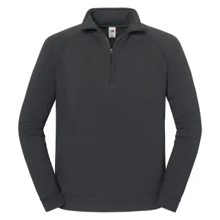 Fruit of the Loom Unisex Erwachsene Ikonisches Premium Sweatshirt (Helles Graphit)