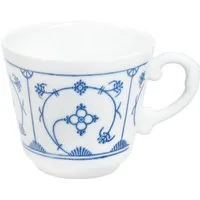 KAHLA Tasse Blau Saks 0,18 l, Porzellan, von Hand dekoriert