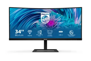 Philips E-line 346E2CUAE Curved-Monitor 86.4cm (34") | 346e2cuae/00 | UWQHD - VA